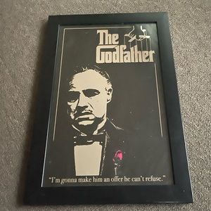 Godfather black framed picture